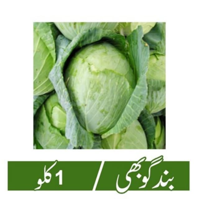 Cabbage (Bund Gobhi) - 1KG